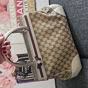 Gucci Mayfair Satchel GG Canvas Bag